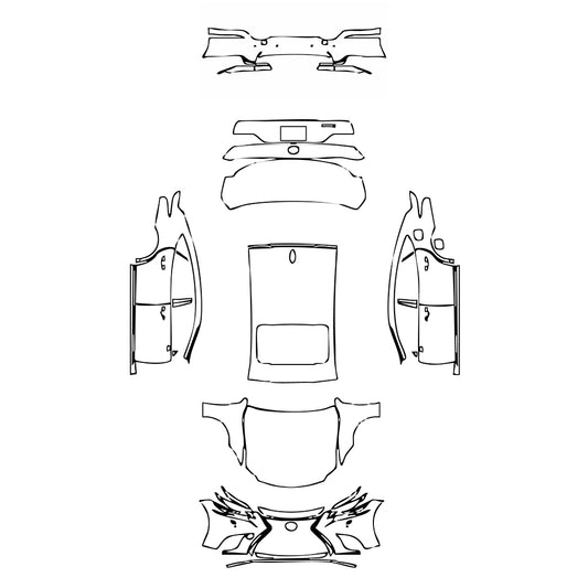 Pre-Cut PPF Lexus LS Fuel Base 2018 - PPF-Kits