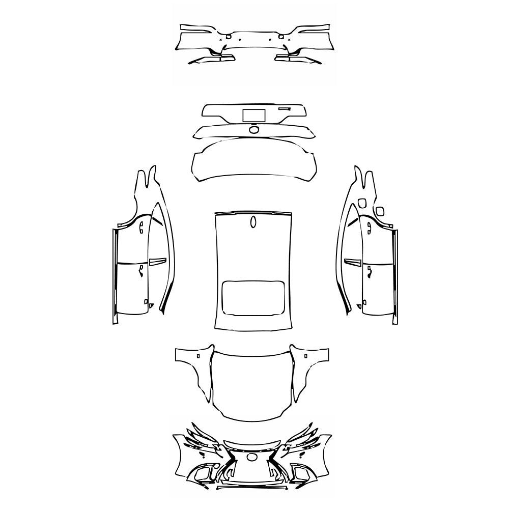 Pre-Cut PPF Lexus LS Fuel F Sport 2020 - PPF-Kits