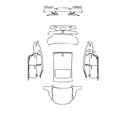 Pre-Cut PPF Lexus LS Hybrid Base 2022 - PPF-Kits