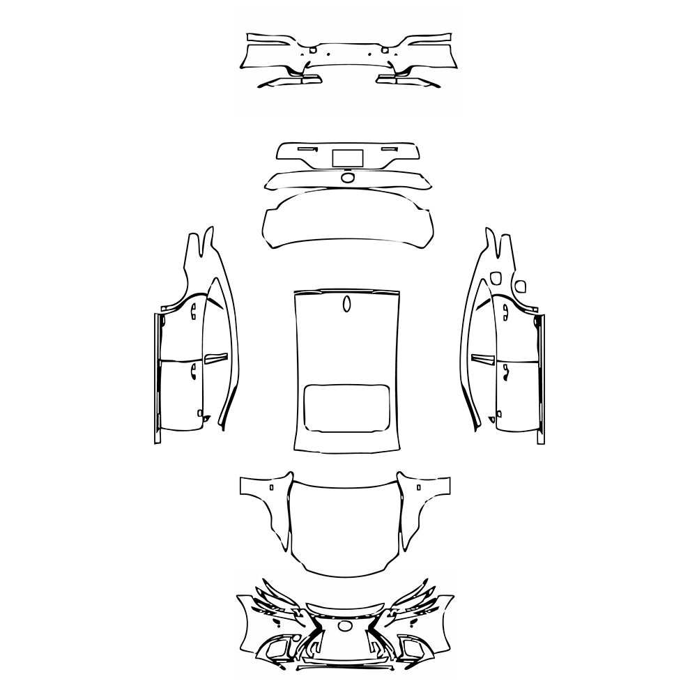 Pre-Cut PPF Lexus LS Hybrid F Sport 2018 - PPF-Kits