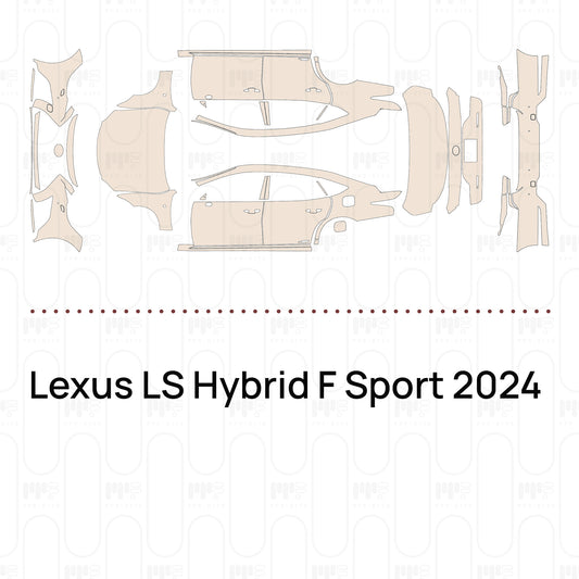 PPF precortado Lexus LS Hybrid F Sport 2024