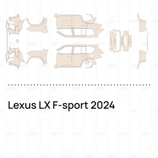 PPF precortado Lexus LX F-sport 2024