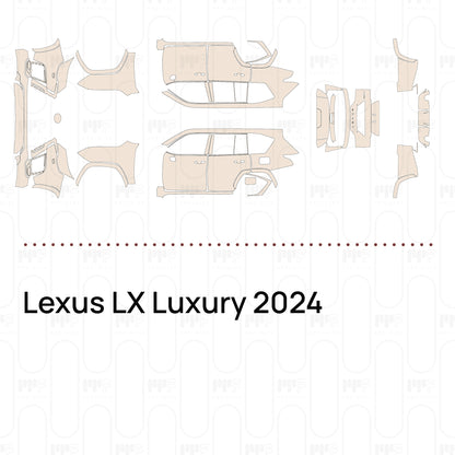 PPF precortado Lexus LX Luxury 2024