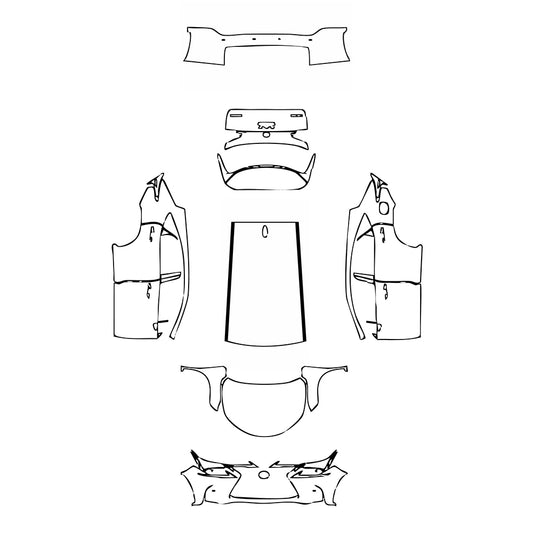 Pre-Cut PPF Lexus NX Base 2016 - PPF-Kits