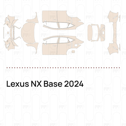 Pre-Cut PPF Lexus NX Base 2024