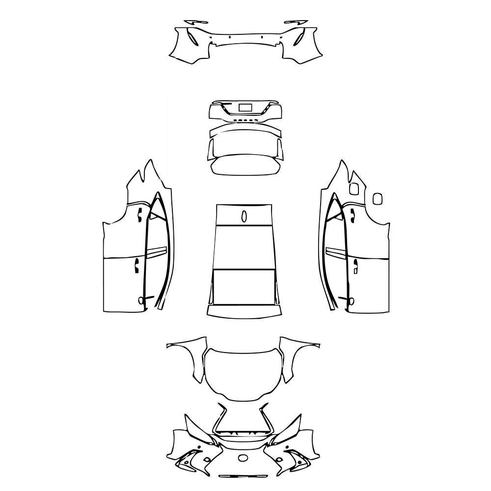 Pre-Cut PPF Lexus NX Base 2025 - PPF-Kits
