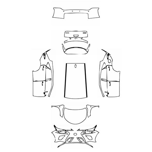 Pre-Cut PPF Lexus NX F-Sport 2017 - PPF-Kits