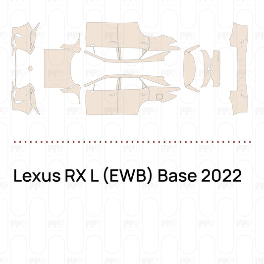 PPF precortado Lexus RX L (EWB) Base 2022