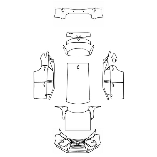 Pre-Cut PPF Lexus RX RX (SWB) F-Sport 2019 - PPF-Kits