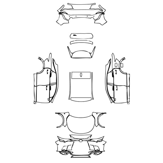 Pre-Cut PPF Lexus RX RX (SWB) F-Sport 2024 - PPF-Kits