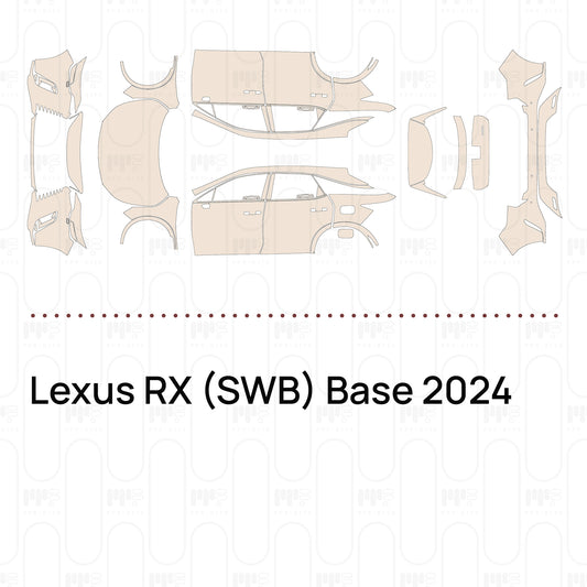 PPF precortado Lexus RX (SWB) Base 2024