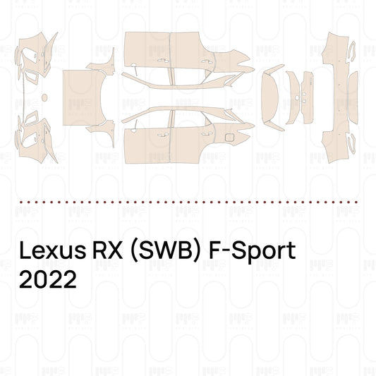 PPF precortado Lexus RX (SWB) F-Sport 2022