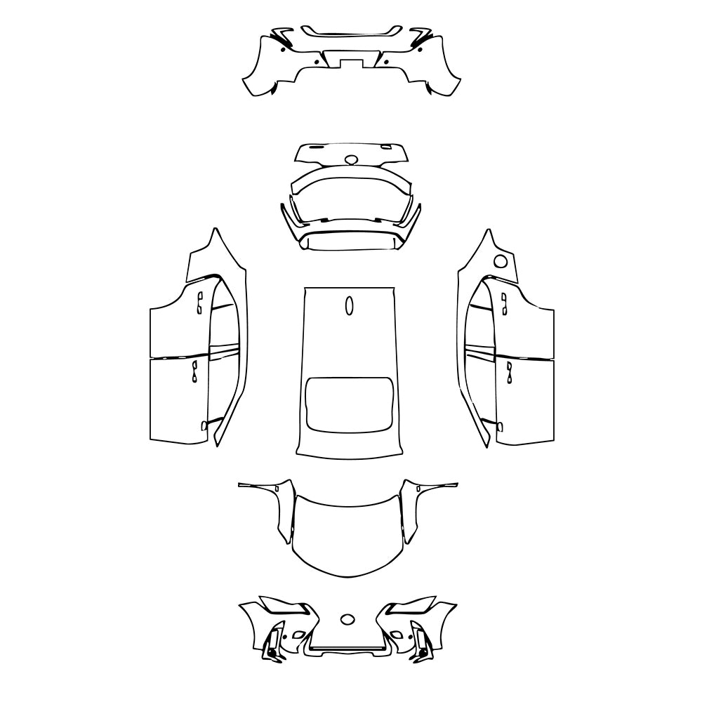 Pre-Cut PPF Lexus UX F-Sport 2019 - PPF-Kits