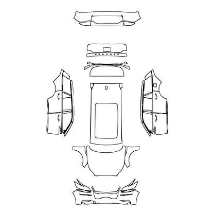 Pre-Cut PPF Lincoln Aviator 2020 - PPF-Kits