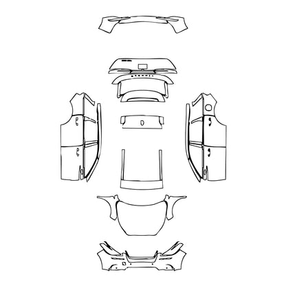 Pre-Cut PPF Lincoln Corsair 2021 - PPF-Kits