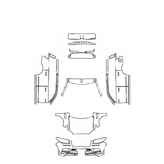 Pre-Cut PPF Lincoln NAVIGATOR Standard Wheelbase 2018 - PPF-Kits