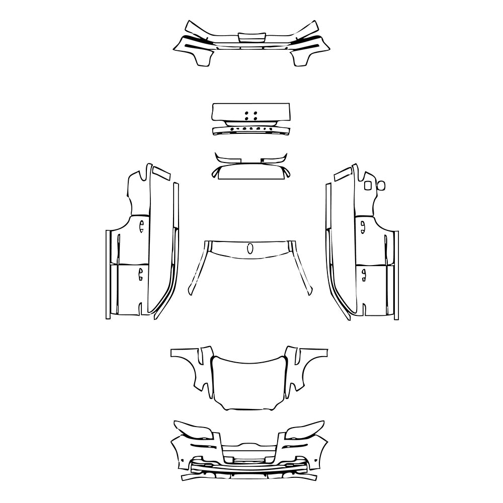 Pre-Cut PPF Lincoln NAVIGATOR Standard Wheelbase 2023 - PPF-Kits