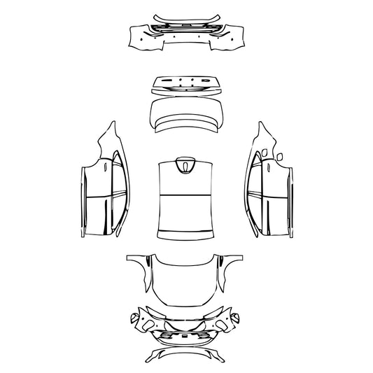 Pre-Cut PPF Lincoln Zephyr Luxury 2022 - PPF-Kits