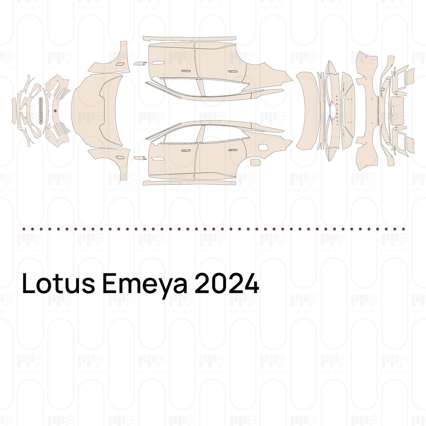 Pre-Cut PPF Lotus Emeya 2024