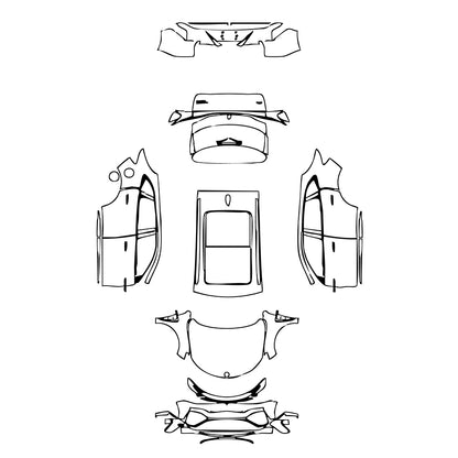 Pre-Cut PPF MG Marvel R Electric 2022 - PPF-Kits