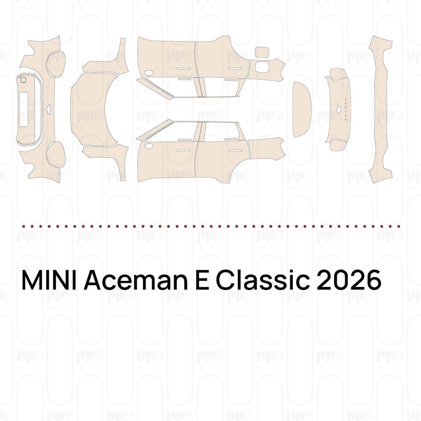 PPF precortado MINI Aceman E Classic 2026