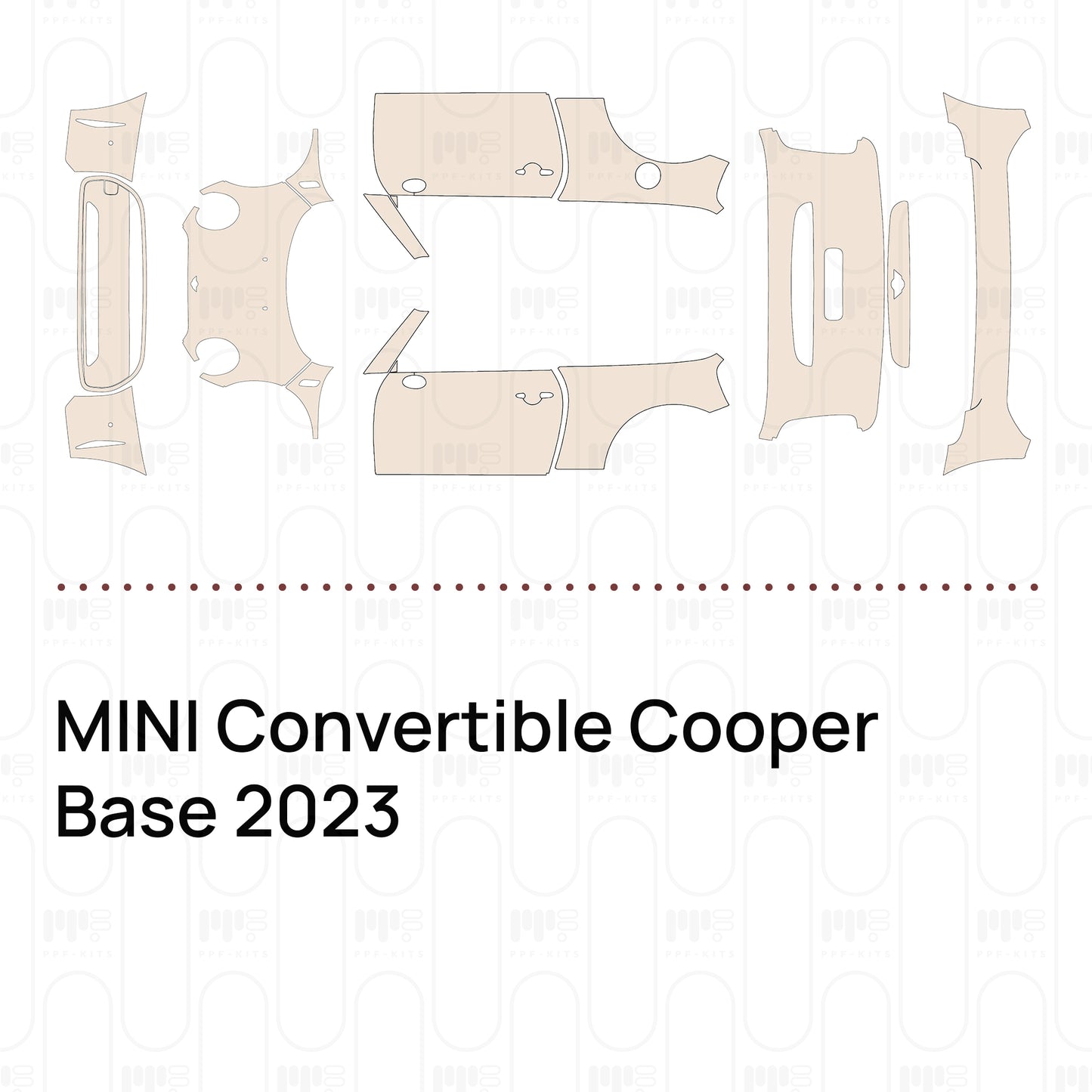 PPF precortado MINI Convertible Cooper Base 2023