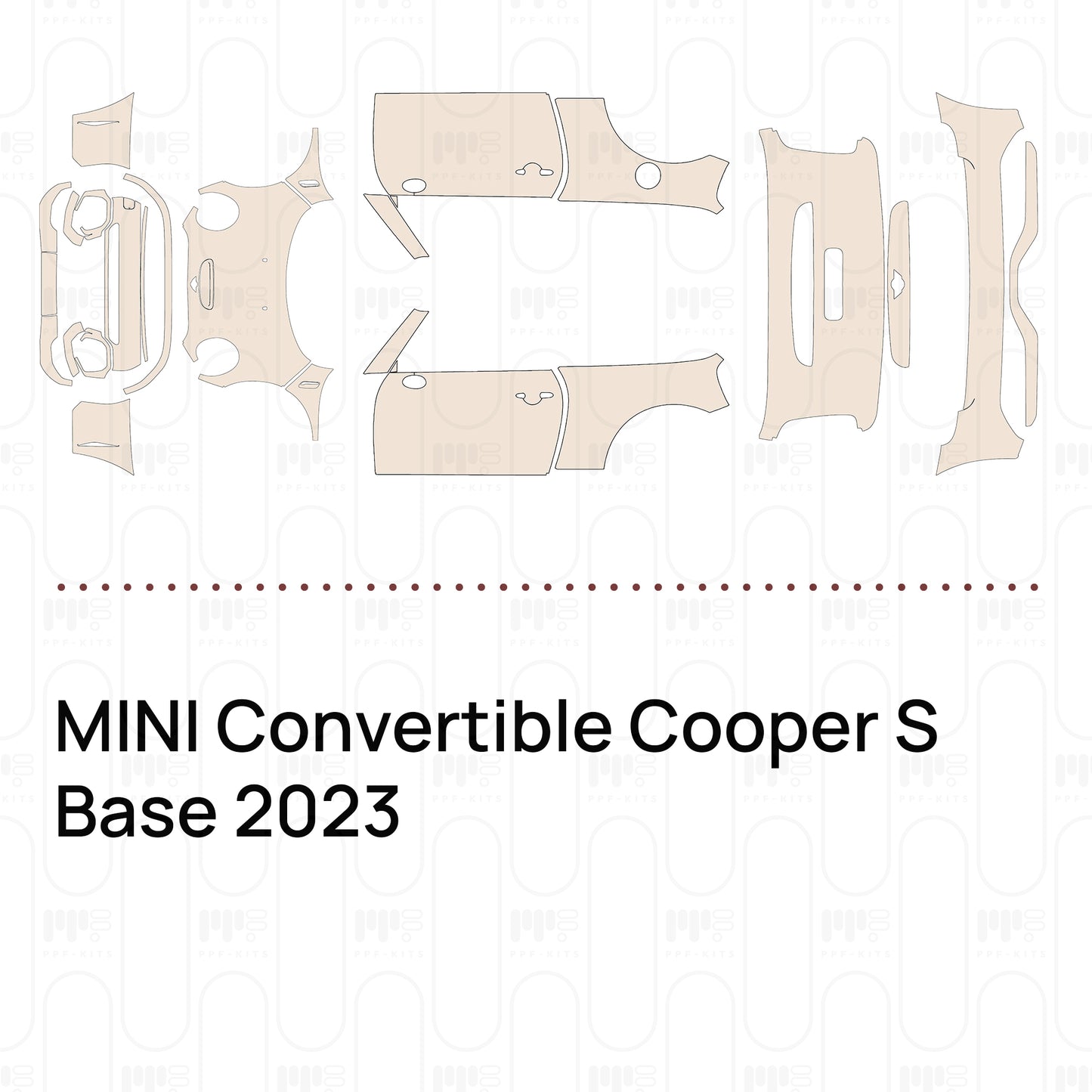 PPF precortado MINI Convertible Cooper S Base 2023