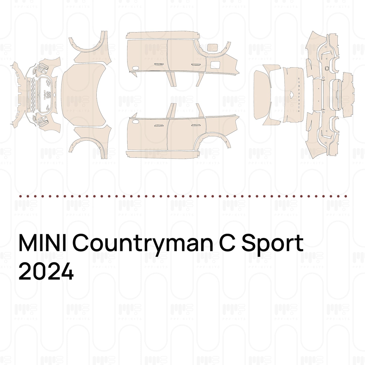 PPF precortado MINI Countryman C Sport 2024