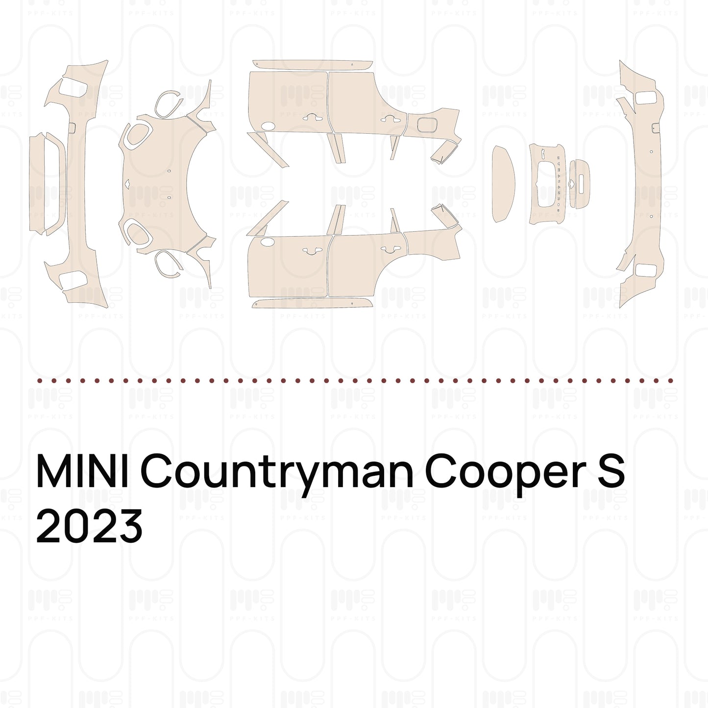 PPF precortado MINI Countryman Cooper S 2023