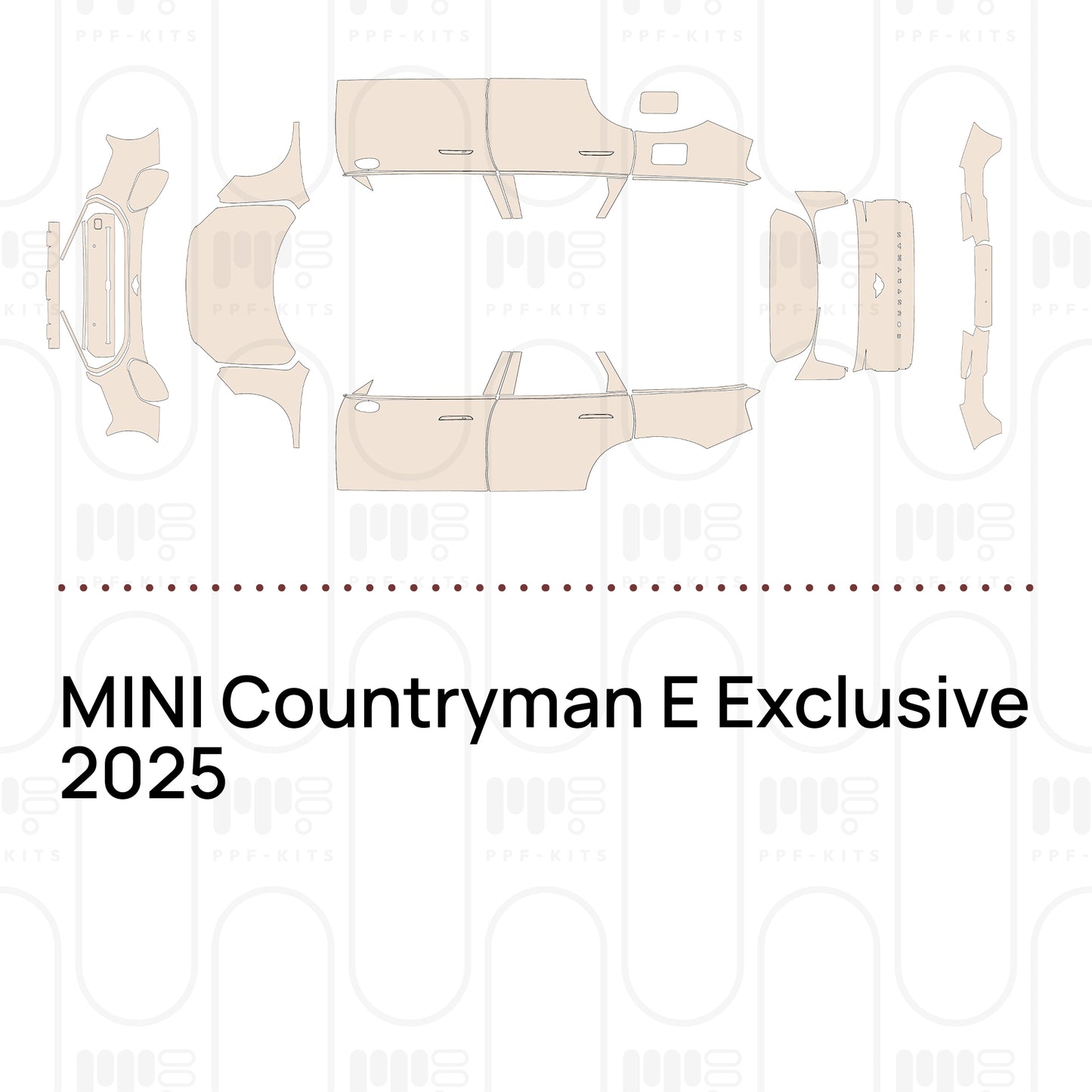PPF precortado MINI Countryman E Exclusive 2025