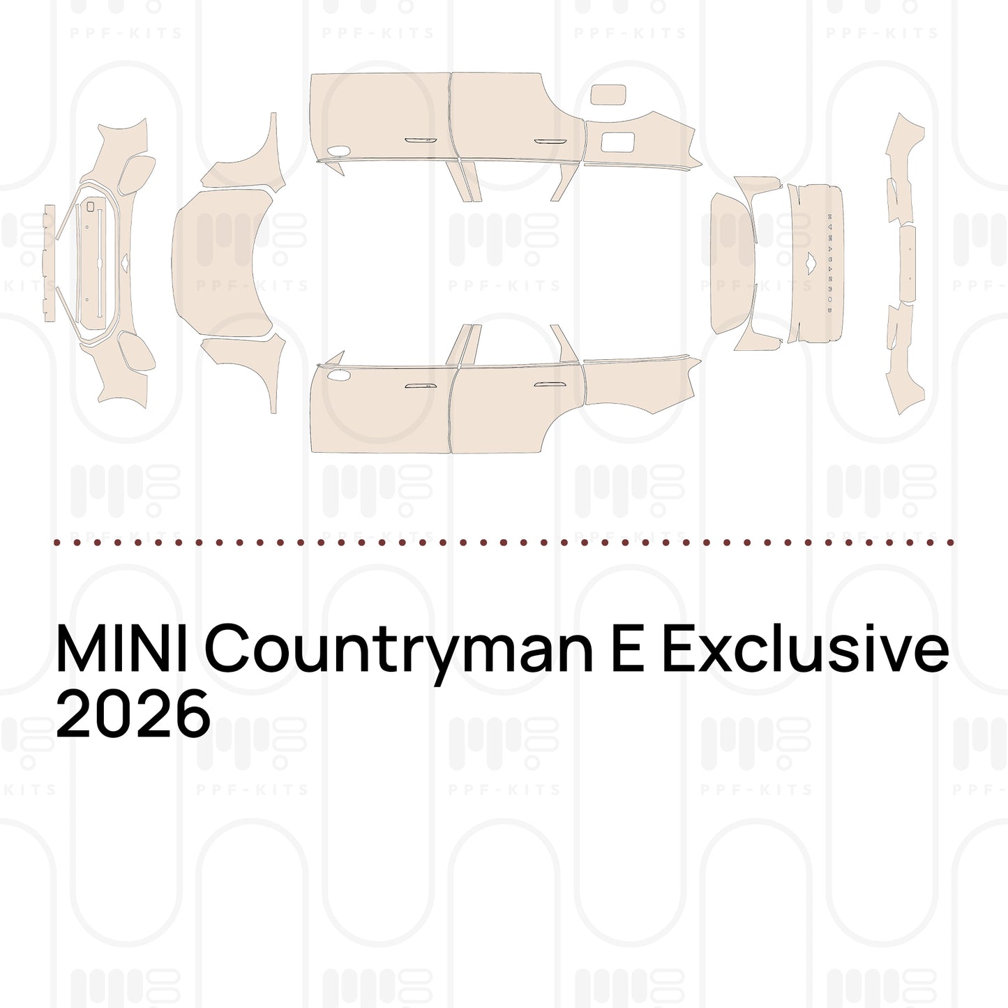 PPF precortado MINI Countryman E Exclusive 2026