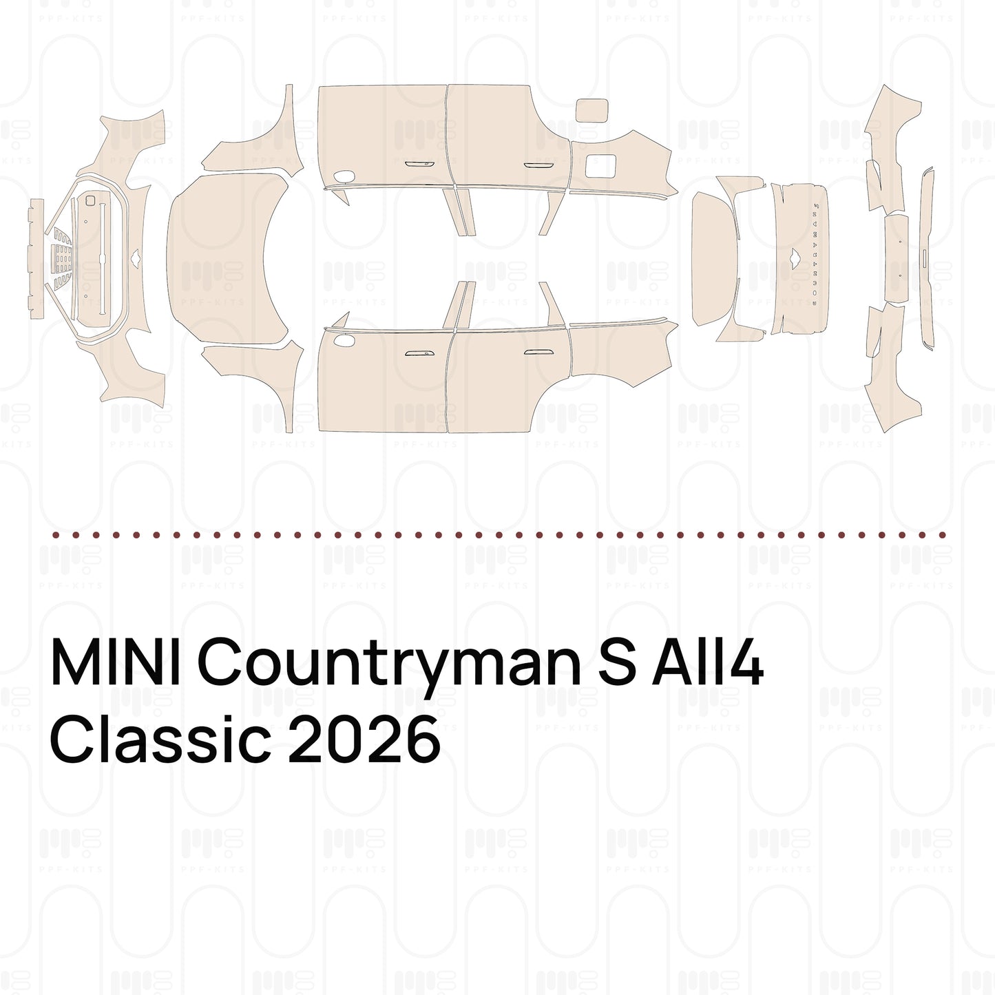Pre-Cut PPF MINI Countryman S All4 Classic 2026