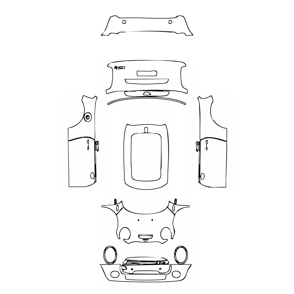 Pre-Cut PPF MINI Electric MINI Cooper Base 2019 - PPF-Kits