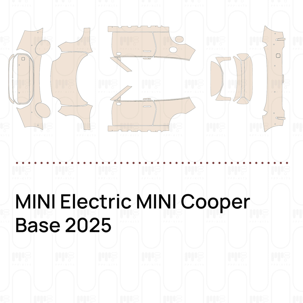 PPF precortado MINI Electric MINI Cooper Base 2025 – PPF-Kits