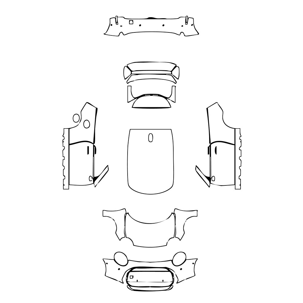 Pre-Cut PPF MINI Electric MINI Cooper Base 2025 - PPF-Kits