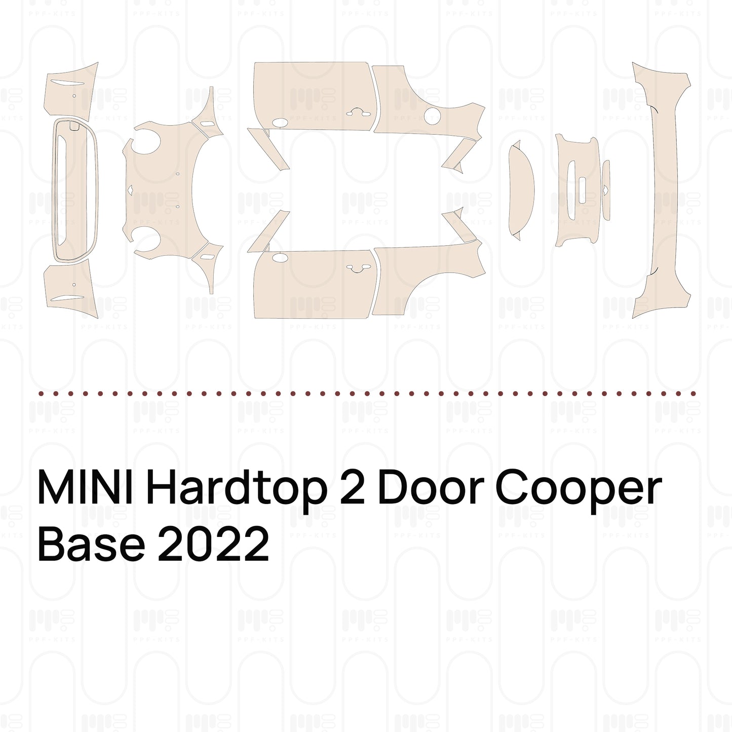 PPF precortado MINI Hardtop 2 Door Cooper Base 2022