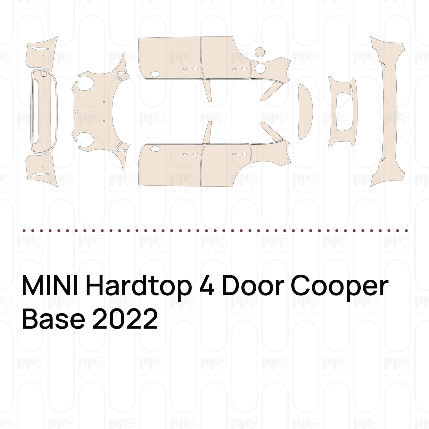 PPF precortado MINI Hardtop 4 Door Cooper Base 2022