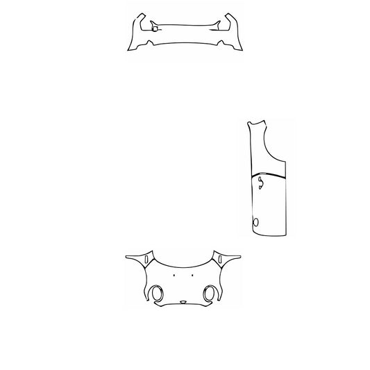Pre-Cut PPF MINI MINI Convertible Cooper JCW Package 2020 - PPF-Kits