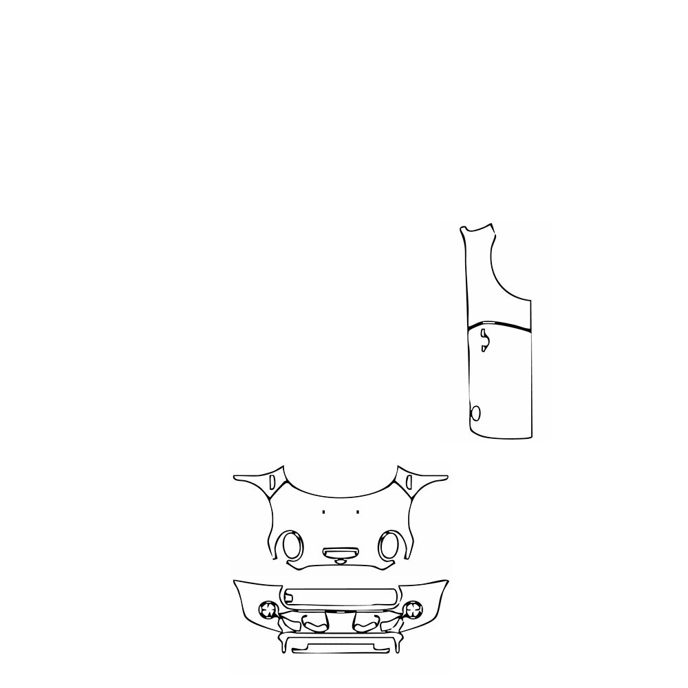 Pre-Cut PPF MINI MINI Convertible Cooper S Base 2018 - PPF-Kits