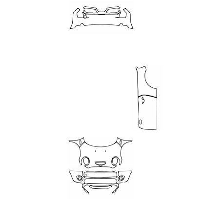 Pre-Cut PPF MINI MINI Convertible Cooper S JCW Package 2018 - PPF-Kits