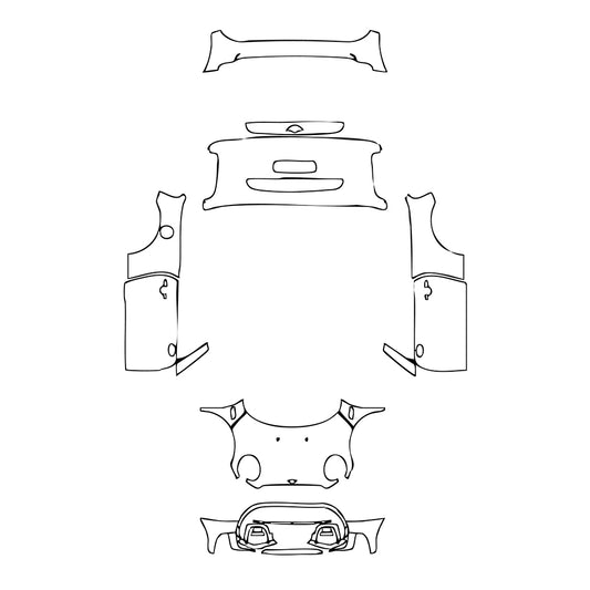 Pre-Cut PPF MINI MINI Convertible Cooper Sport 2021 - PPF-Kits