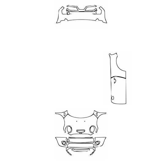 Pre-Cut PPF MINI MINI Convertible John Cooper Works (JCW) 2018 - PPF-Kits