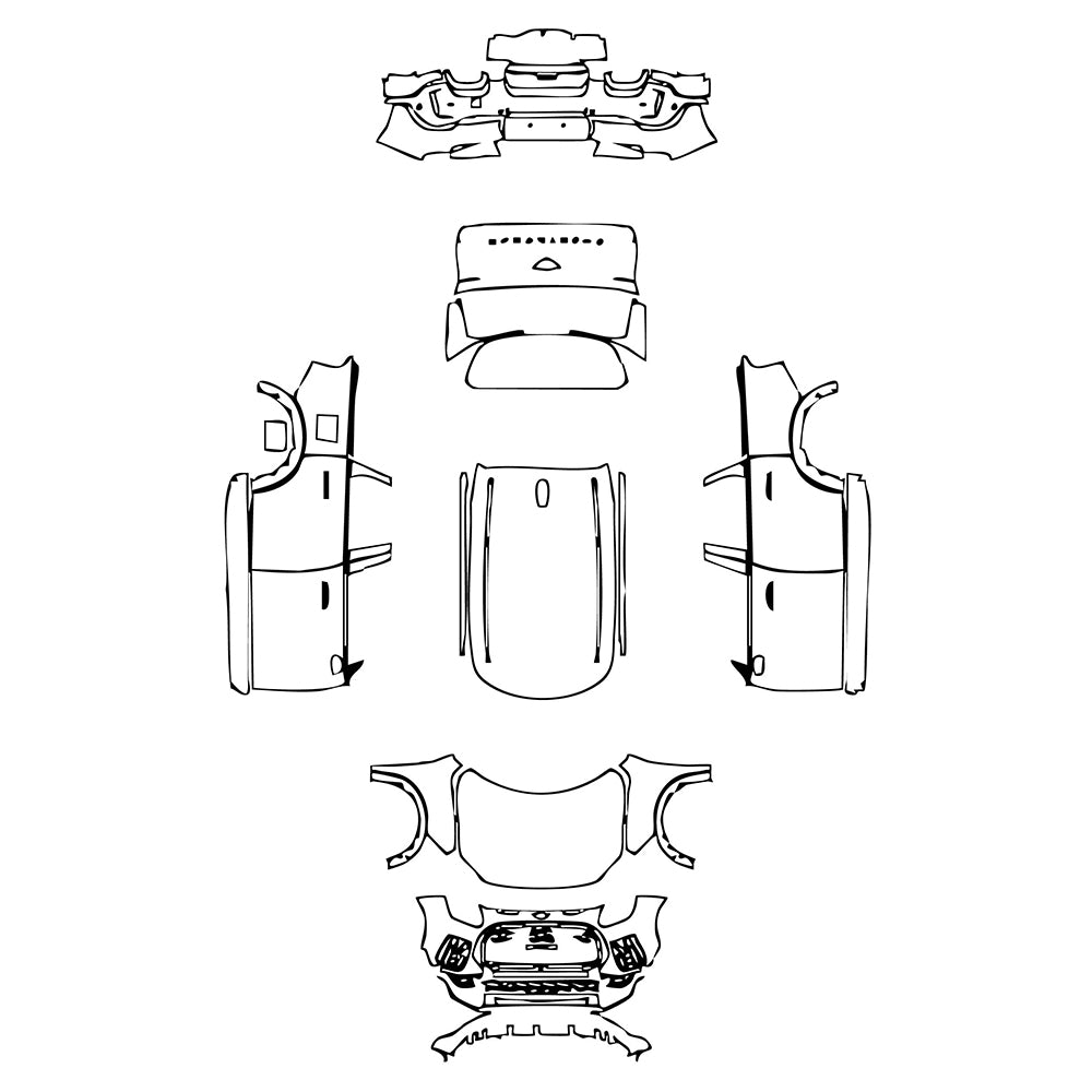 Pre-Cut PPF MINI MINI Countryman John Cooper Works (JCW) 2024 - PPF-Kits
