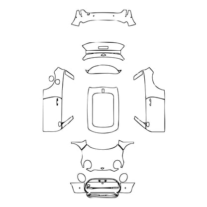 Pre-Cut PPF MINI MINI Hardtop 2 Door Cooper C Base 2025 - PPF-Kits