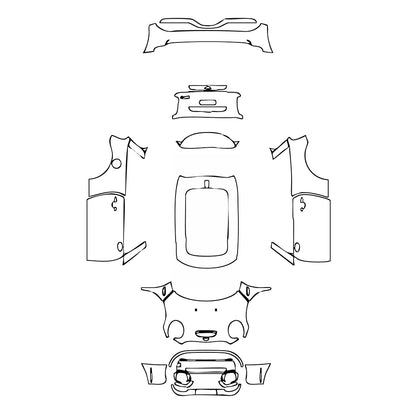 Pre-Cut PPF MINI MINI Hardtop 2 Door Cooper S Base 2021 - PPF-Kits