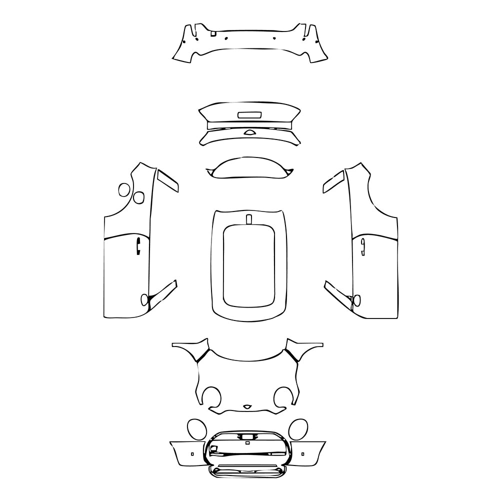 Pre-Cut PPF MINI MINI Hardtop 2 Door Cooper S Base 2024 - PPF-Kits