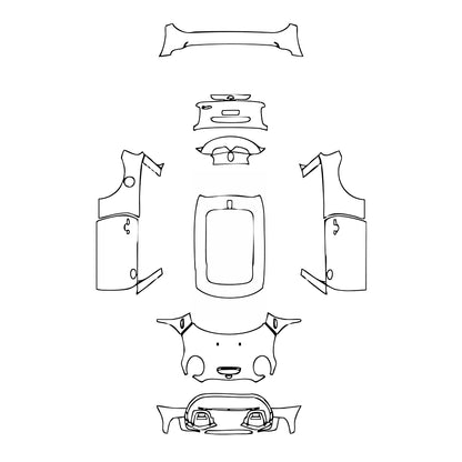 Pre-Cut PPF MINI MINI Hardtop 2 Door Cooper S Sport 2022 - PPF-Kits