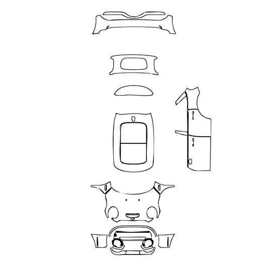 Pre-Cut PPF MINI MINI Hardtop 4 Door Cooper S Base 2021 - PPF-Kits
