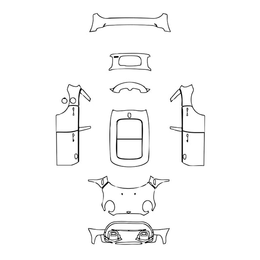 Pre-Cut PPF MINI MINI Hardtop 4 Door Cooper Sport 2022 - PPF-Kits