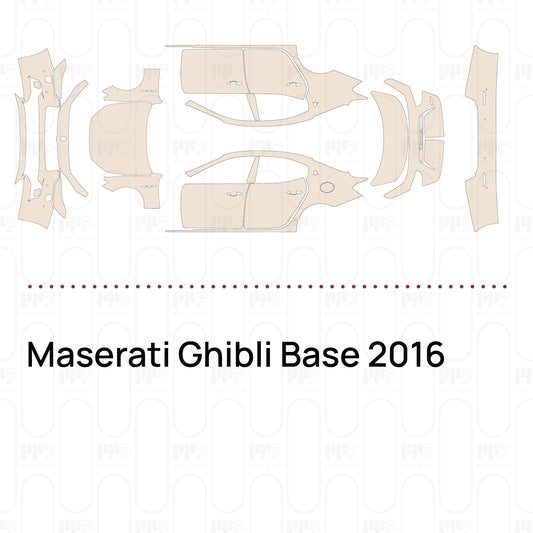 Pre-Cut PPF Maserati Ghibli Base 2016